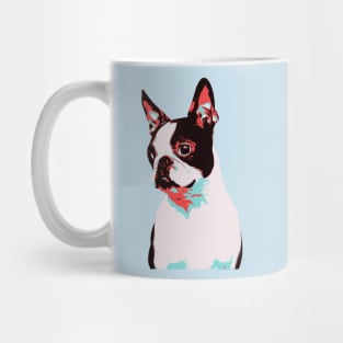 French Bulldog Retro Vibrant Colors Illustration Mug